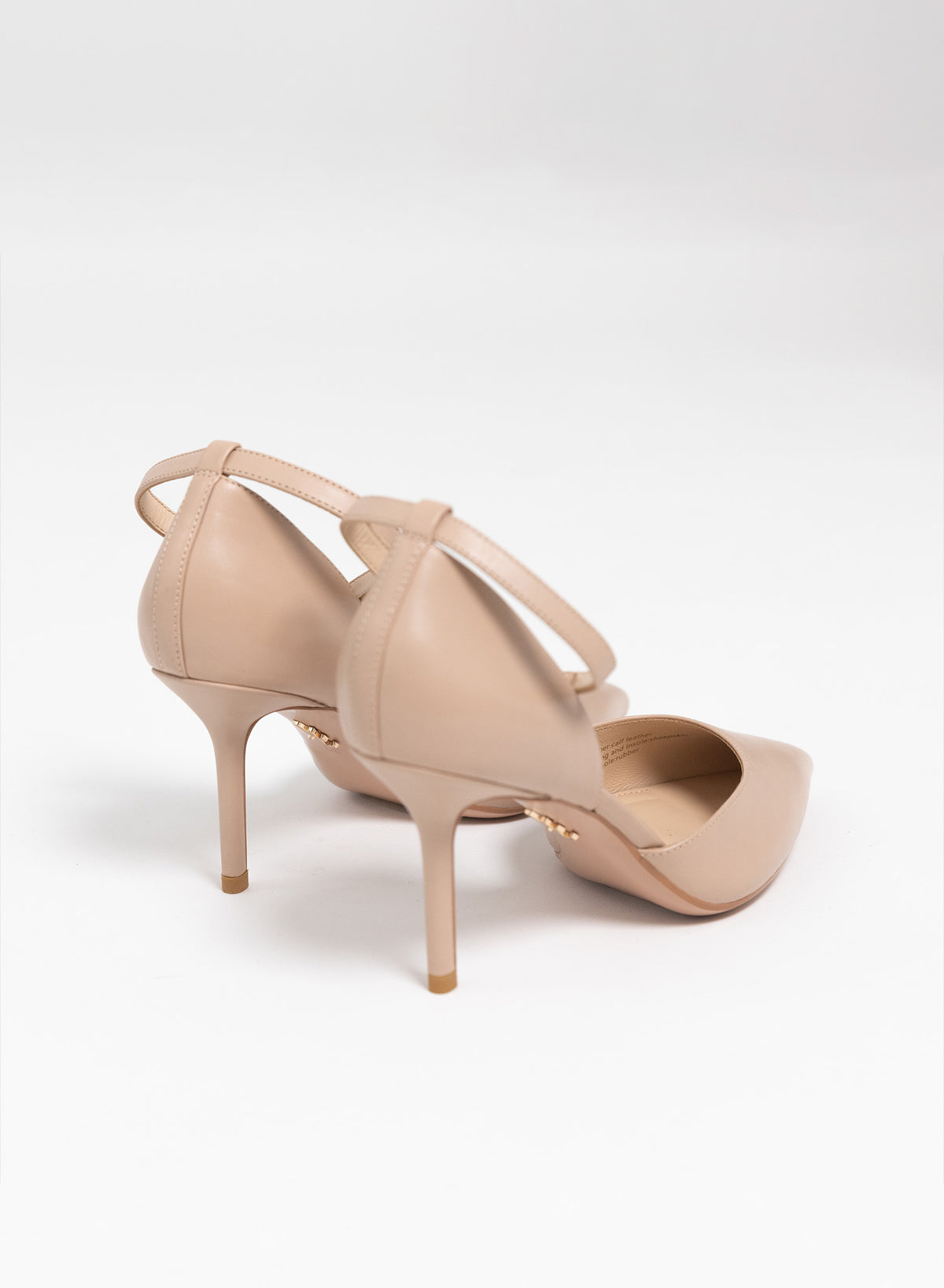 Adorné nude with snake strap