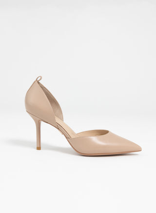 Adorné nude with zircon strap