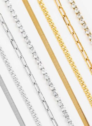 Chunky anklet accessory - a pair